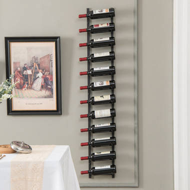 Metal wall wine online holder